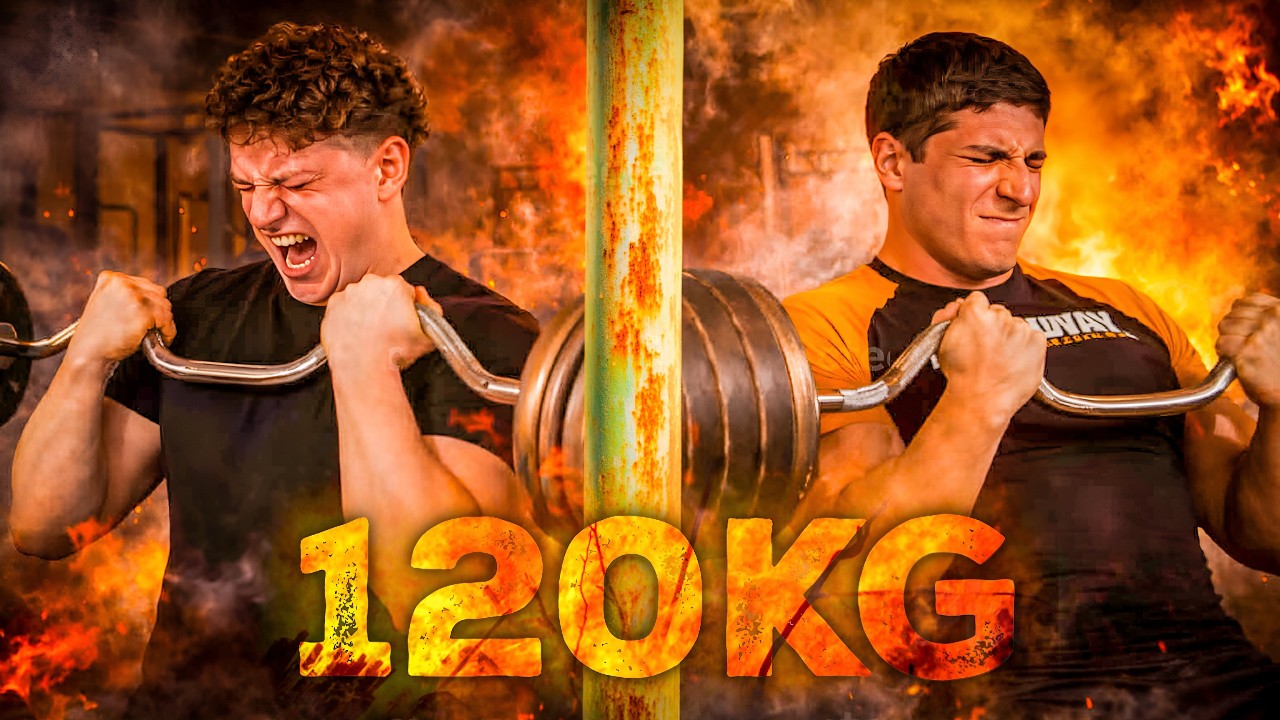 120KG Lift! Armwrestling Training with Bacho & Giorgi Dighmelashvili