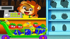 Весёлый магазин и Смешная Еда - Развивающая игра для самых маленьких детей