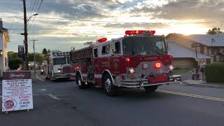 Friendship Fire Company, Englewood, Block Party Firetruck Parade 2019