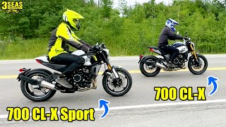 Riding the CFMoto CLX 700 /  CLX 700 Sport CaféRacer Motorcycles!