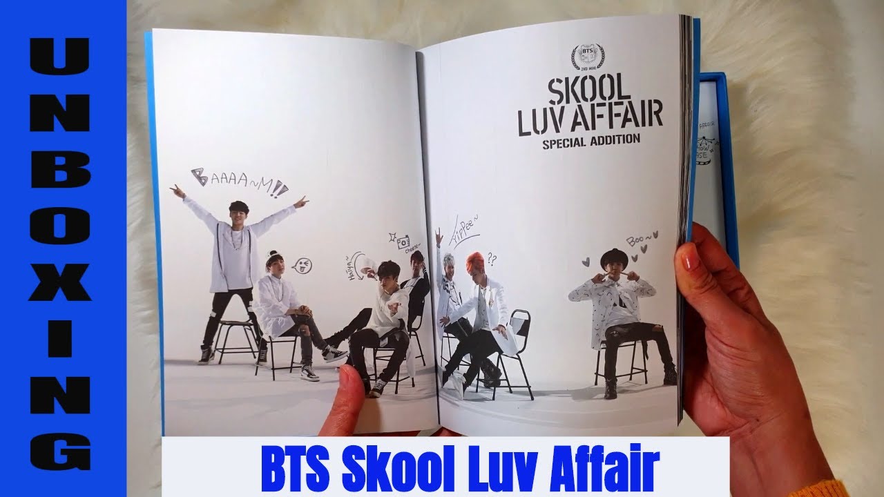 BTS SKOOL LUV AFFAIR Album Unboxing