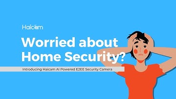 Introducing Haicam AI Powered E2EE Security Camera | Home surveillance system