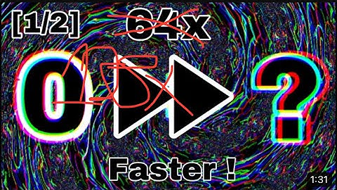 Numbers 0 to Never [1/2] but 128x speed