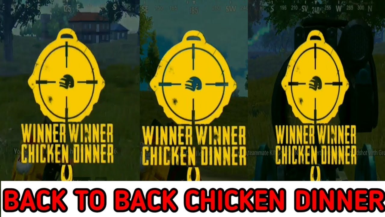 BACK TO BACK CHICKEN DINNER HIGHLIGHTS | PUBG MOBILE - YouTube