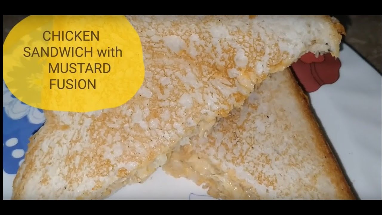 Food Munch - Chicken Sandwich with Mustard Fusion