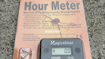 HOW TO ADD A HOUR / TACHOMETER METER TO YOUR SMALL ENGINE