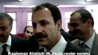 Kağızman Atatürk Ilk,Öğretim,Okulu,Resim,Sergisi.
