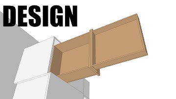 Design A Folding Vertical Drawer (SketchUp)