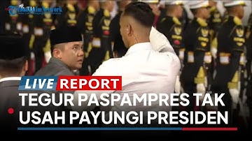 MOMEN Mayor Teddy Tegur Paspampres Tak Usah Payungi Presiden Prabowo saat Sambut Erdogan