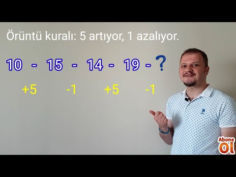 Sayı Örüntüleri 2.Sınıf Matematik Dersi Konu Anlatımı