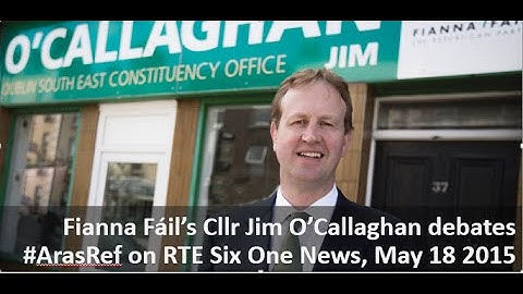@OCallaghanJim on Six One @RTEnews debating #PresRef #ArasRef
