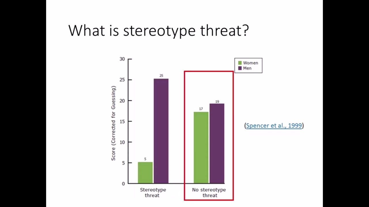 Social Psychology - Lecture 5 - Part 3 - Stereotype Threat