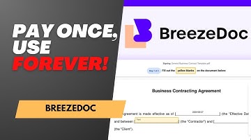 BreezeDoc AppSumo Deal 🖋️ Easy eSignature Tool for Solopreneurs & Freelancers (Lifetime Access)