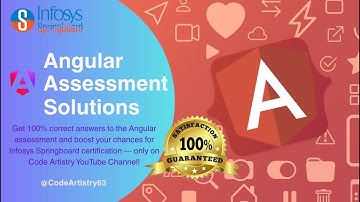 Angular Assessment Solution | Infosys Springboard 6.0 Internship