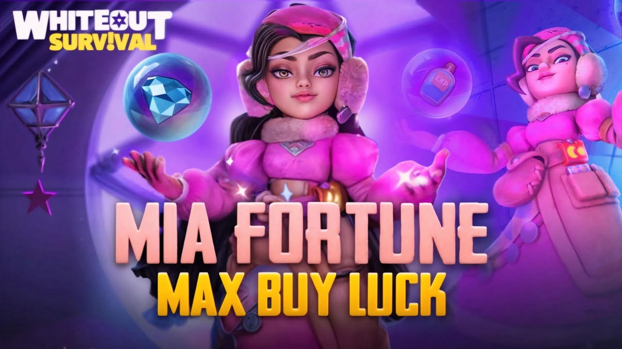 MAX BUYING MIA FORTUNE 🔮⭐ FIRE CRYSTAL SPREE 🔥 화이트아웃 서바이벌 ...