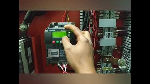 Siemens V20 Motor Parameter setting in Tamil