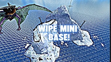 WE ATTACKED A MINI BASE ON ICE (ARK MOBILE PVP RAIDS) \\XXX WIPE MINI BASE// - The Weeknd - Save