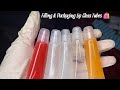 ASMR How I Fill & Package My Lip Gloss Orders!