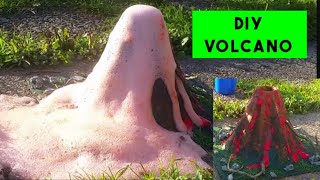 How to make DIY VOLCANO project at home | Experiment Volcano eruption | easy step by step