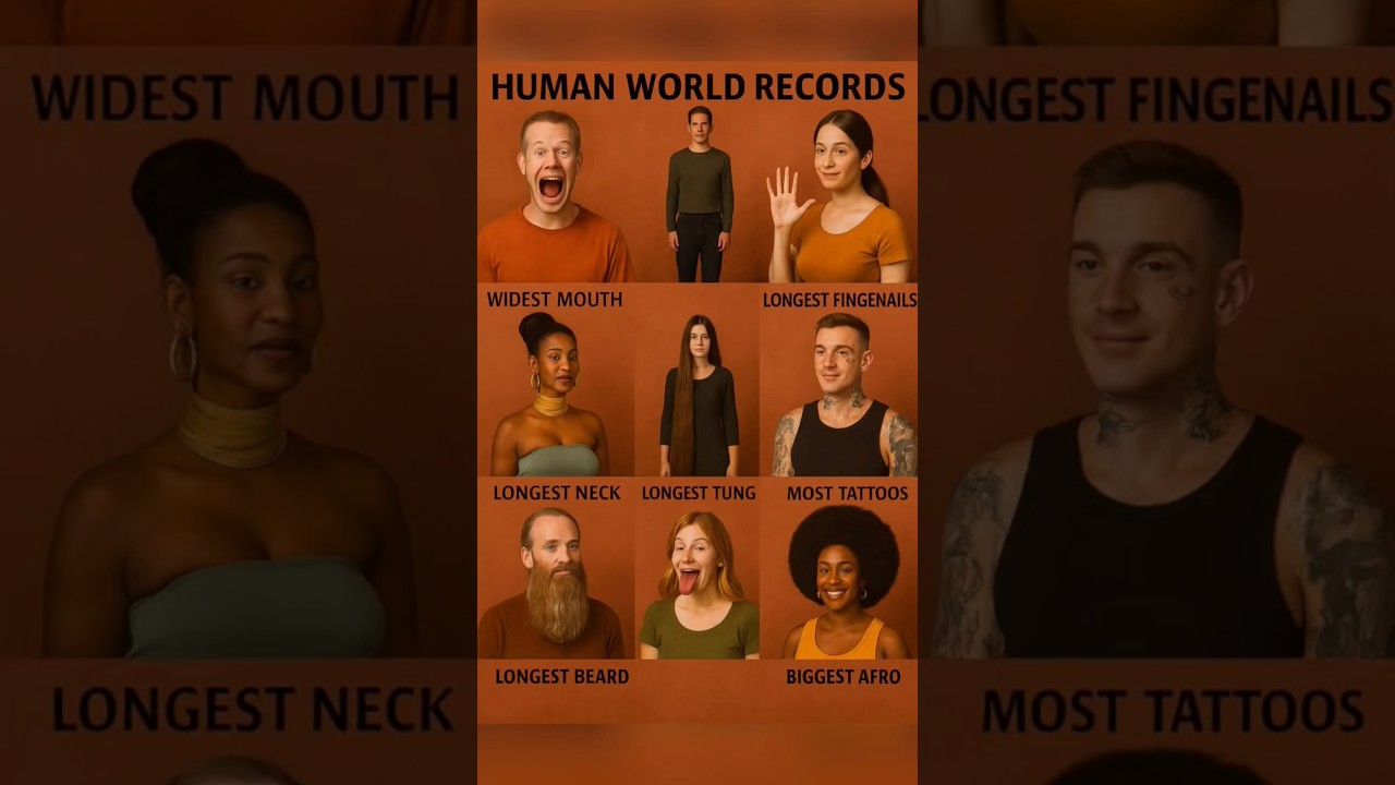 HUMAN WORLD RECORDS 🌍 