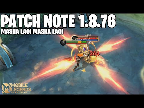 HAYABUSA BUFF, CHIP BUFF, EDITH BUFF, ESMERALDA BUFF - PATCH NOTE 1.8.76 MOBILE LEGENDS @VYGaming