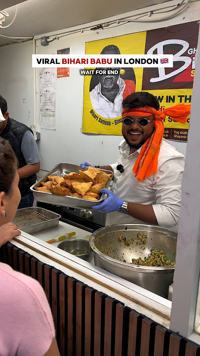 Bihari's Viral Samosa Ghantawala 🇬🇧🔥 #trending #shorts