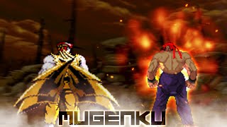 Ryu-Verse! Mega Weapon Cyber Ryu vs Vyn Evil Ryu. Street Fighter MUGEN Multiverse