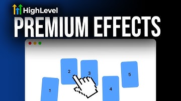Make Your GHL Website Look PREMIUM With These 4 Effects!