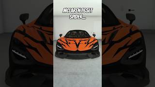 McLaren 765LT Spider or Speedtail in Driving Empire? 🕷️ #shorts