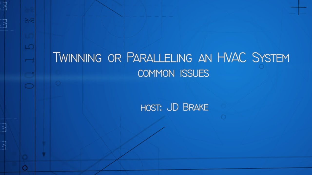 Twining System Twinning or Paralleling an HVAC System - YouTube