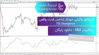 🚀دانلود اندیکاتور واگرایی خودکار شاخص قدرت واقعی (TSI Divergence) در متاتریدر 4 [تریدینگ فایندر]💡