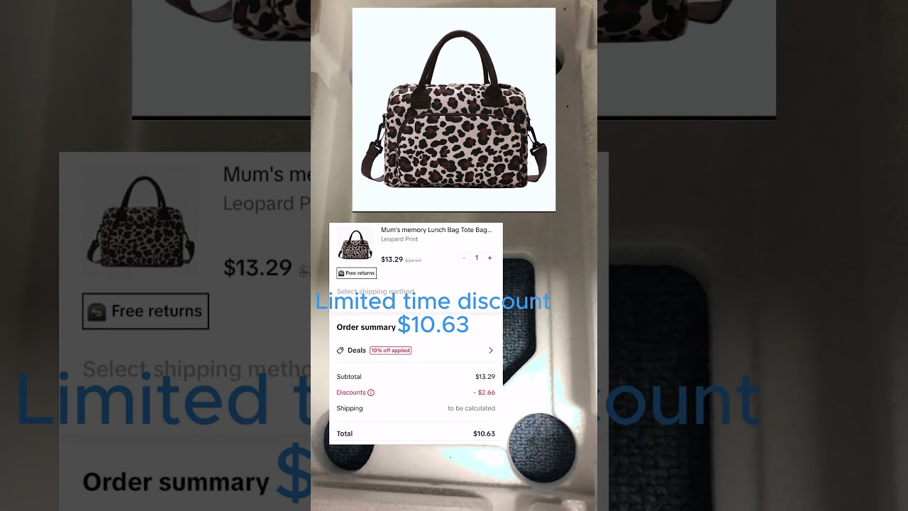 Durable waterproof insulated lunch bag