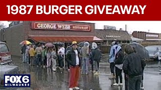 FOX6 Archive: George Webb Restaurants give away free burgers (April 22, 1987) | FOX6 News Milwaukee