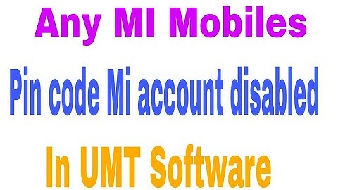 Mi 4 Pattern Unlock in UMT,Mi 4 MI Account Reset UMT Dongle