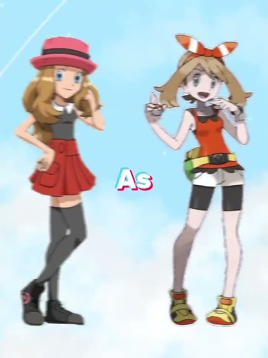 pokemon || serena in other's in outfits 💕 #pokemon #short #serena