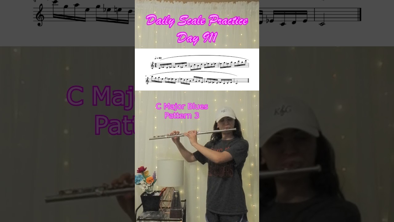 Daily Scale Practice: Day 911 #flute #flutepractice #flutescales