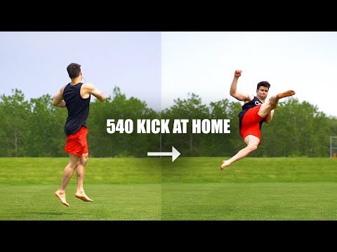 Learn 540 Kick Fast by Turning a 360 Into a Tricking Kick