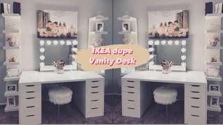 DIY Boujee on a Budget Vanity Desk