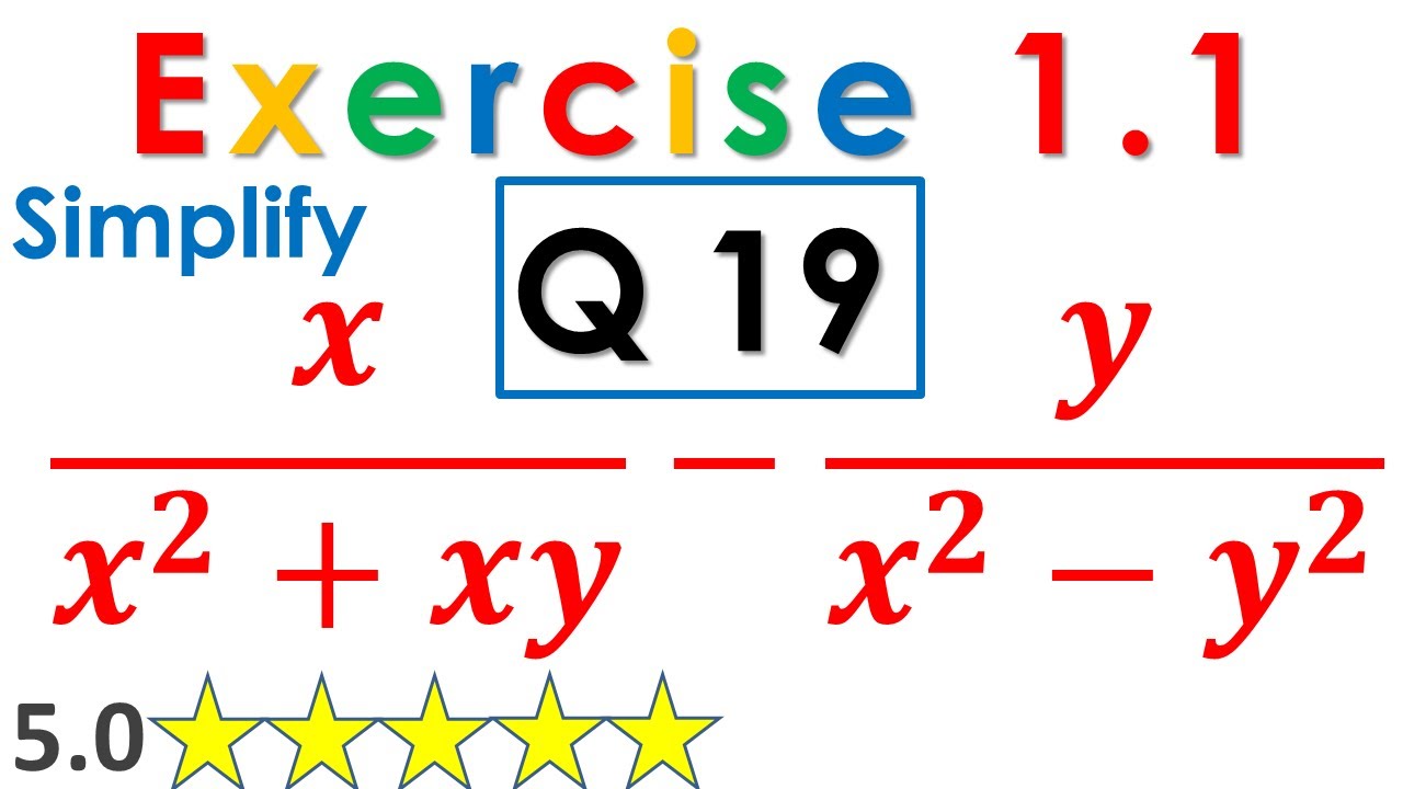 Updated| 10th General Math Exercise 1.1 Question 19 - YouTube