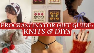 last min knit & handmade gift inspo for procrastinators | diy gift guide