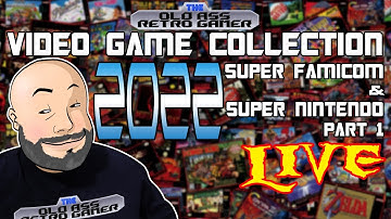 VIDEO GAME COLLECTION 2022: SUPER FAMICOM / SUPER NINTENDO, PART 1 LIVE!