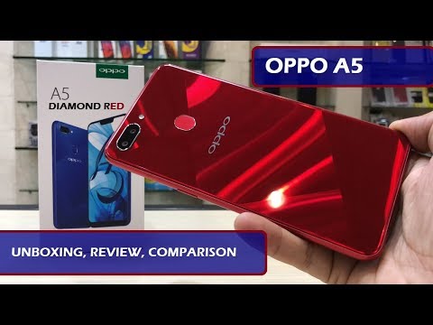 OPPO A5 DIAMOND RED REVIEW AND COMPARISON