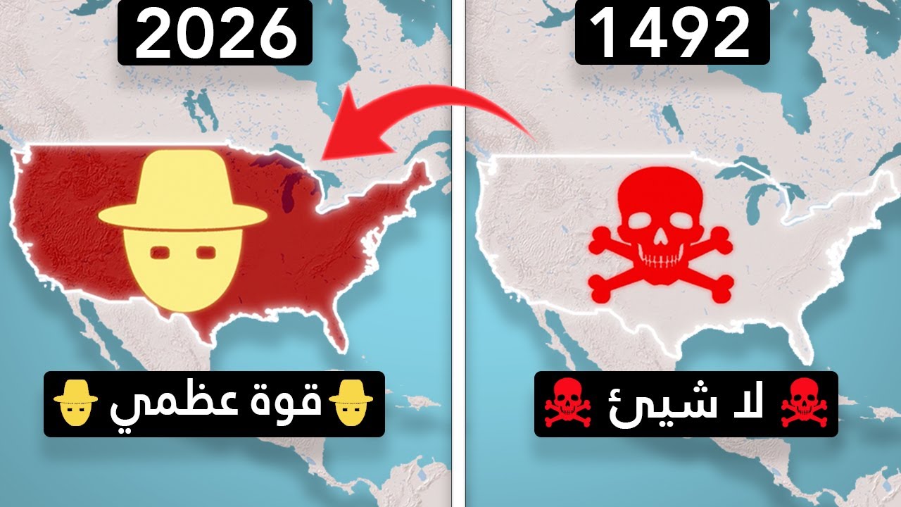 كيف نشأت أمريكا من 