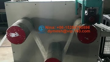 plastic packing mesh bag machine fruit bag machine