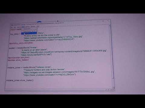 Play movie trailer with  python