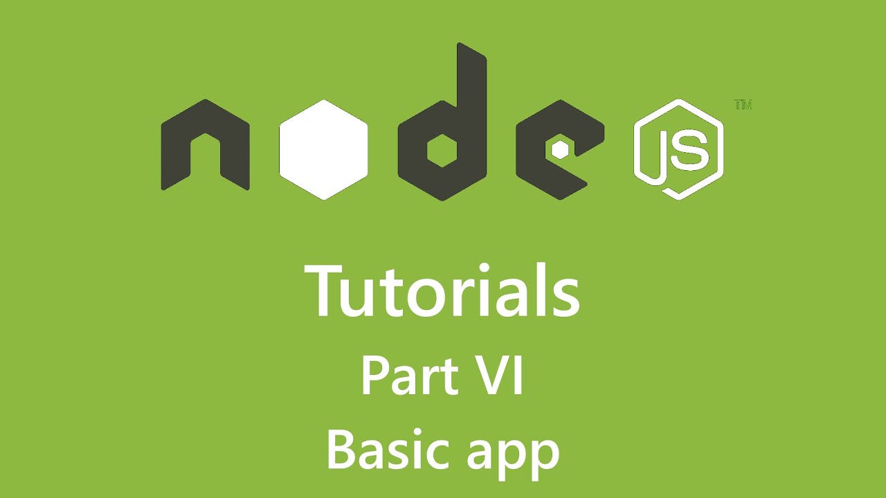 Create your first web application using Node.js: Part 6 - YouTube