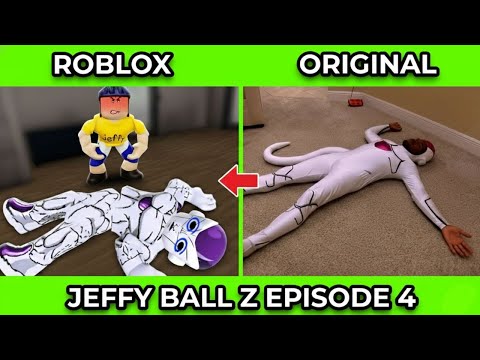 SML Movie vs SML ROBLOX: Jeffy Ball Z Episode 4 ! Side by Side