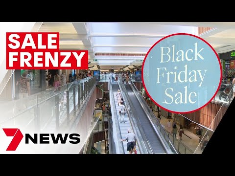 Queenslanders storm shops for black friday sales bonanza | 7news