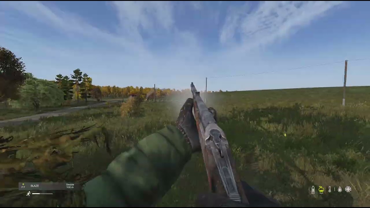 DayZ console. Don't start a fire in the open