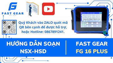 Máy In Date Cầm Tay FAST GEAR | In NSX HSD, Logo, Hình Ảnh, QR, Mã Vạch | Mực Khô Ngay, Bám Dính Cao